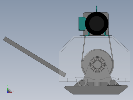 平板夯(sw+cad+说明书)前视缩略图