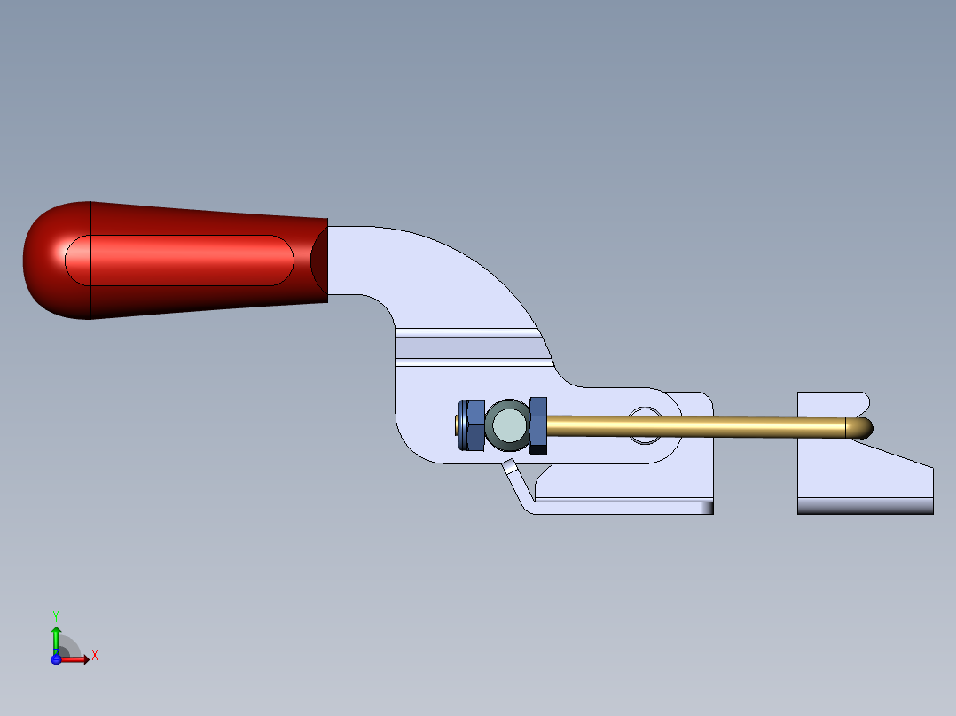 快速夹具前视图