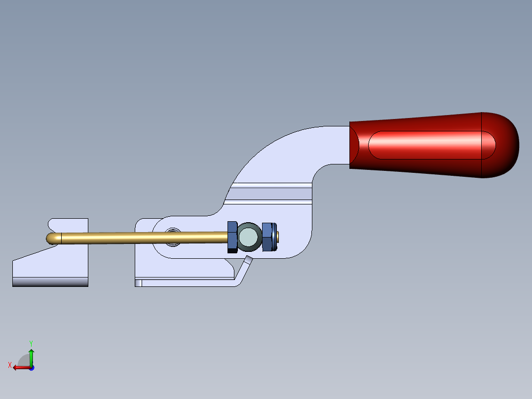 快速夹具后视图
