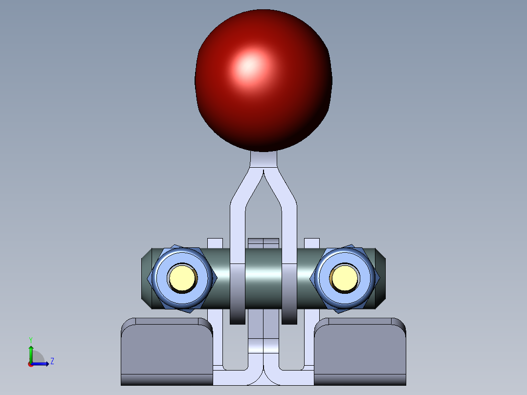 快速夹具左视图