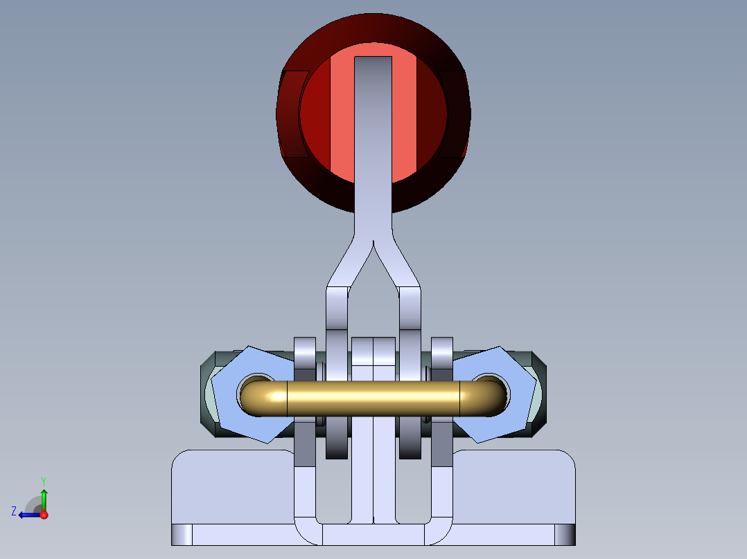 快速夹具右视图