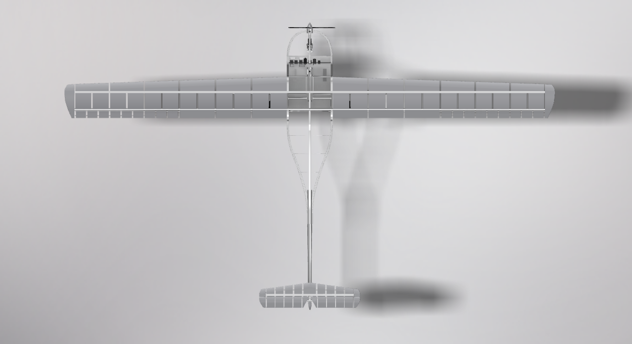 Aircraft Structure单人飞机结构模型3D图纸 STP图纸