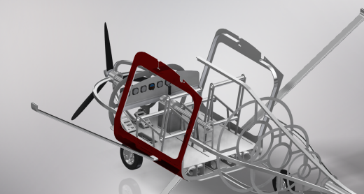 Aircraft Structure单人飞机结构模型3D图纸 STP图纸缩略图