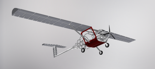 Aircraft Structure单人飞机结构模型3D图纸 STP图纸缩略图