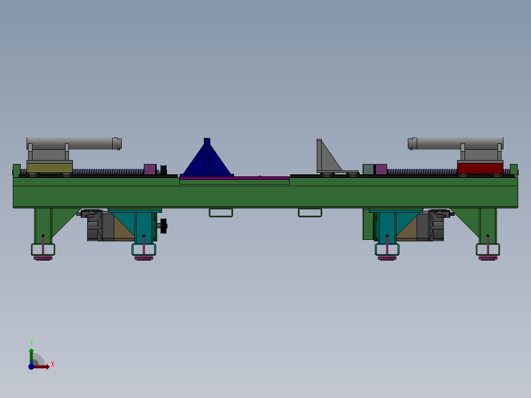 144大尺寸柱状工件装夹机(1)前视图