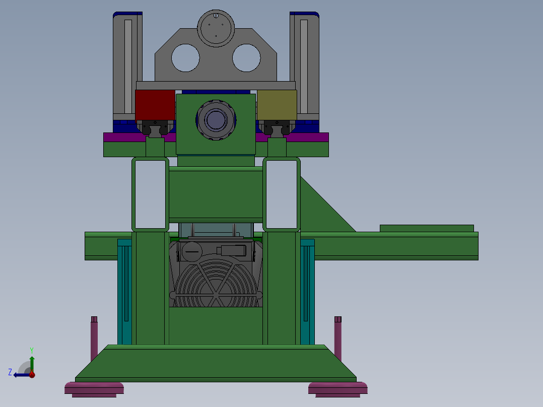 144大尺寸柱状工件装夹机(1)右视图