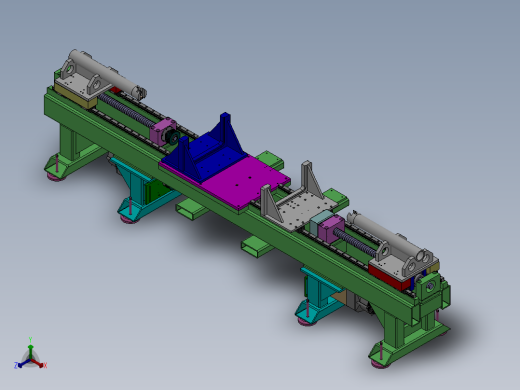 144大尺寸柱状工件装夹机(1)正等轴测缩略图