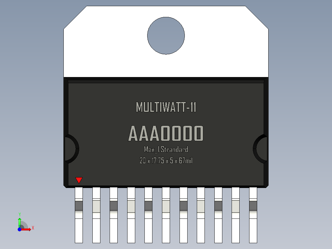 multiwatt-ST 封装-MULTIWATT-11_Max_LStrandard_rev1.0.rar前视图