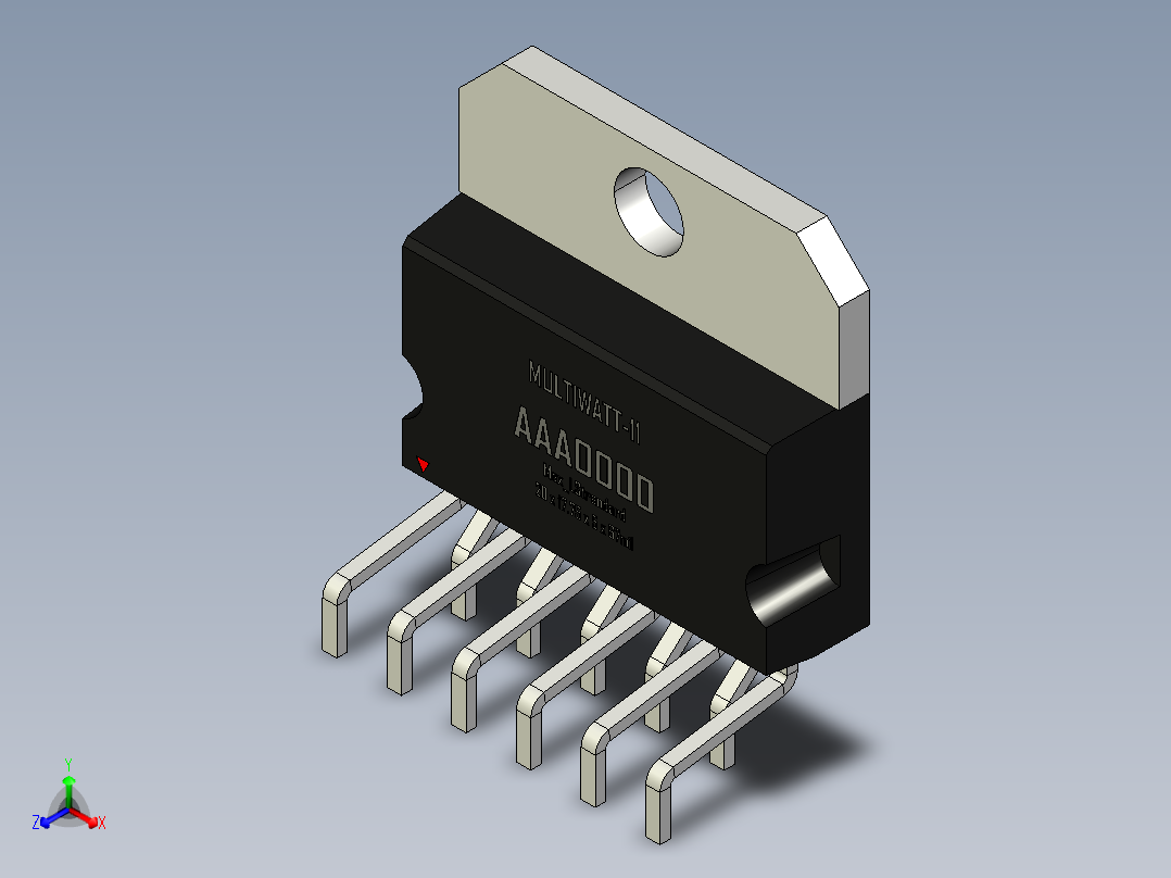 multiwatt-ST 封装-MULTIWATT-11_Max_LStrandard_rev1.0.rar正等轴测图