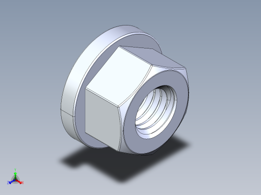 法兰螺母-76-FN.STEP