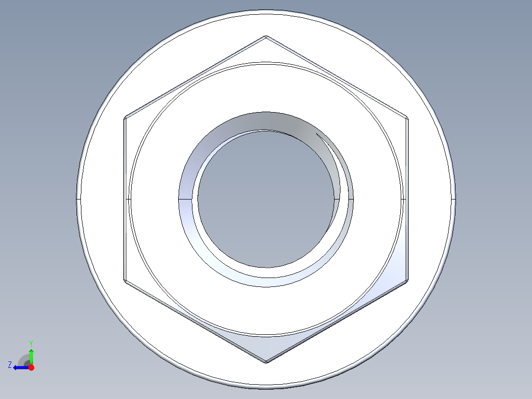 法兰螺母-76-FN.STEP右视图