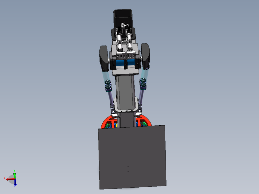 盾构机推进装置三维SW模型