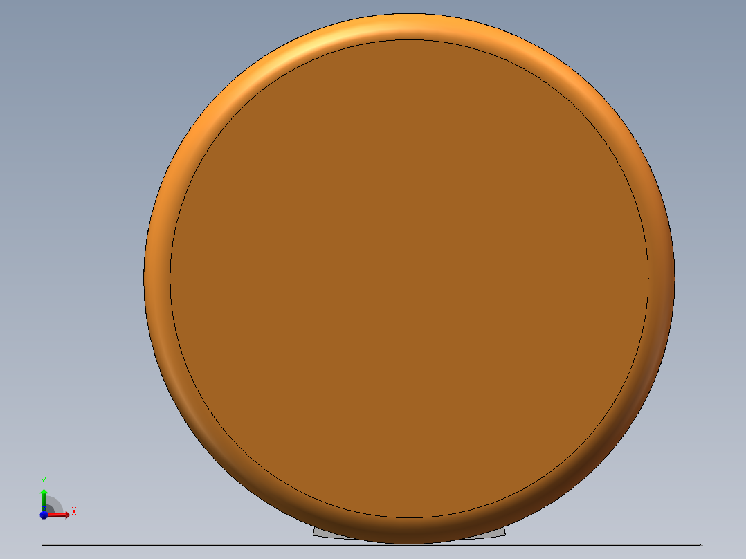盾构机推进装置三维SW模型前视图