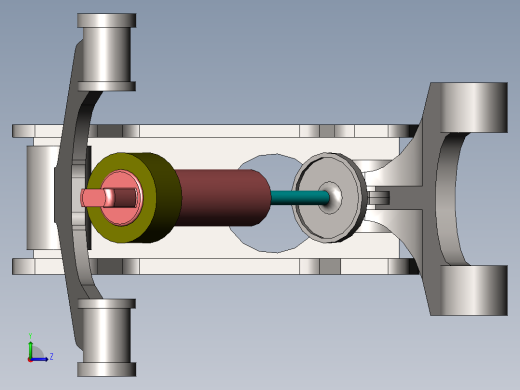 汽车悬架系统左视缩略图