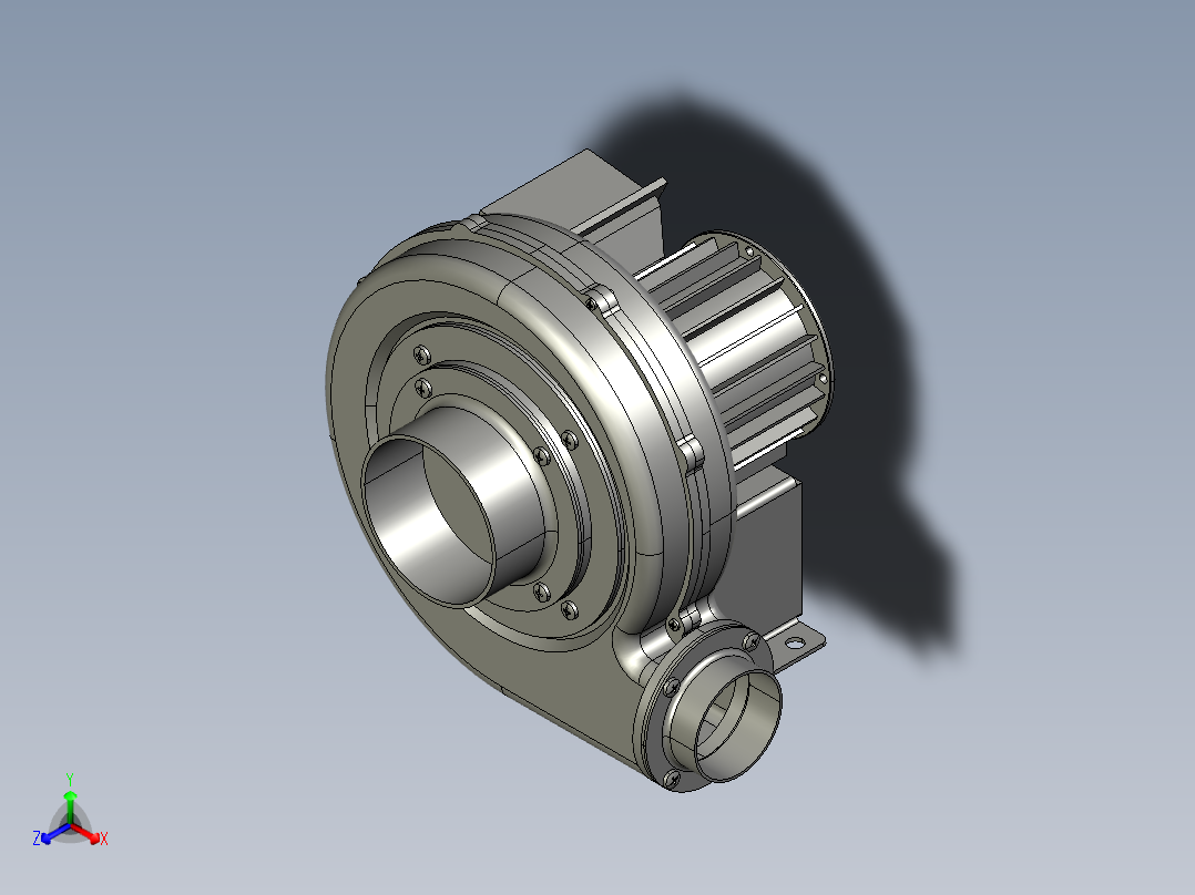 suction-fan-吸风机主视图