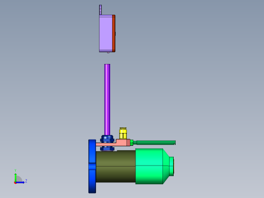 cnc数控中心测量对刀器左视缩略图