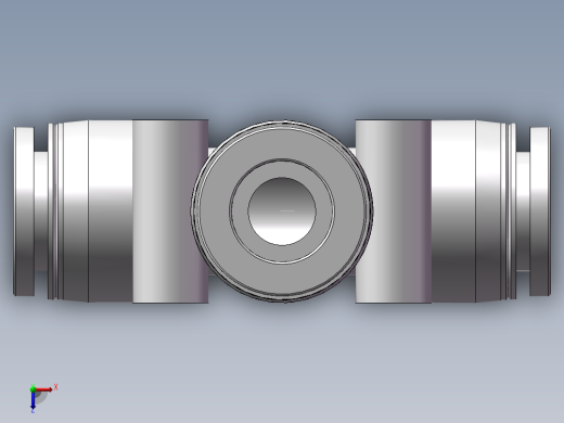 气动接头-T型三通APE10(10厘)俯视缩略图