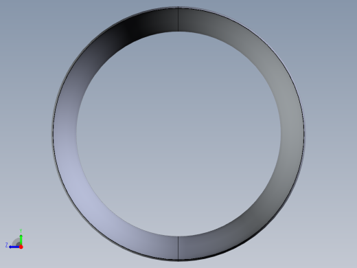 涡轮风扇设计（简单）---模型格式为 stp右视缩略图