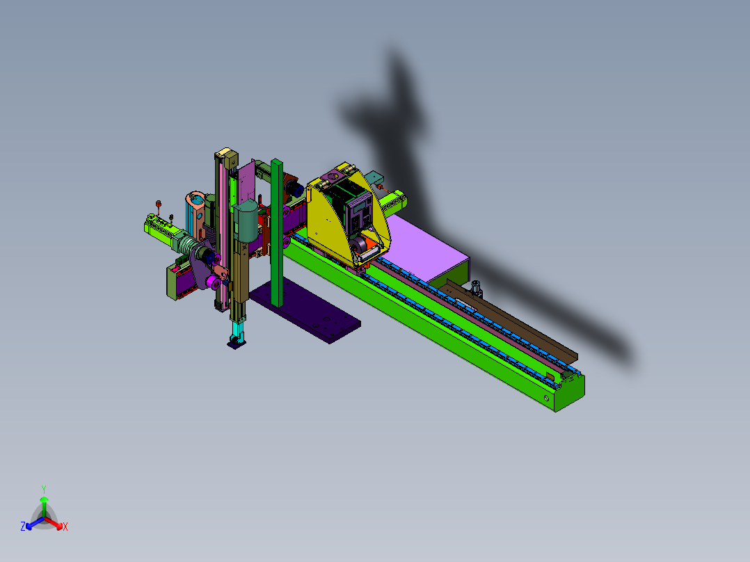 伺服注塑机双截机械手
