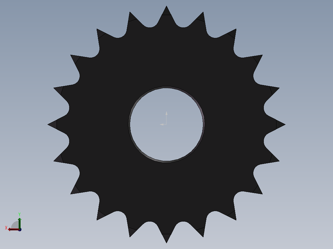 S25 链惰轮轮后视图