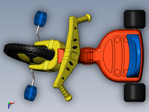 儿童三轮车-2--sw俯视缩略图