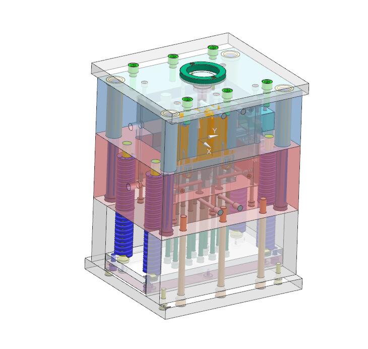Q379-多功能牙刷盒注塑模具设计【三维UG】