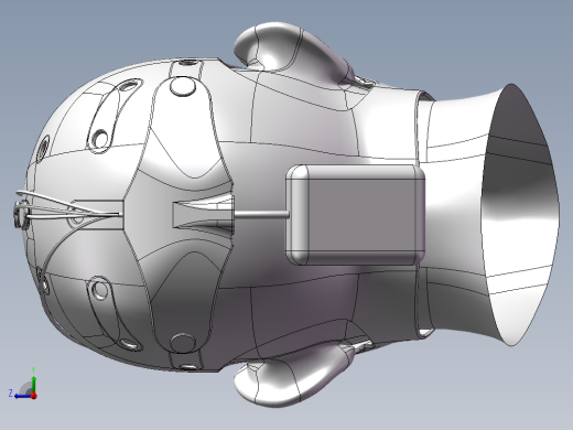 医疗头戴设备SW三维模型右视缩略图