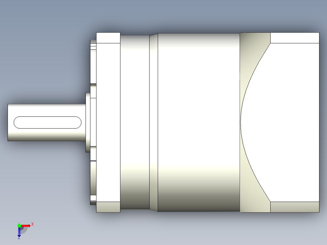 直齿PLF120-L1-LC 22-110-145-M8.stp俯视图