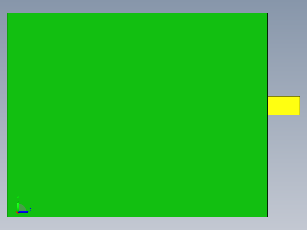 凸轮从动机构左视图