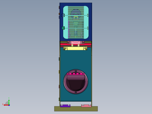 纯伺服数控转底座冲床后视缩略图