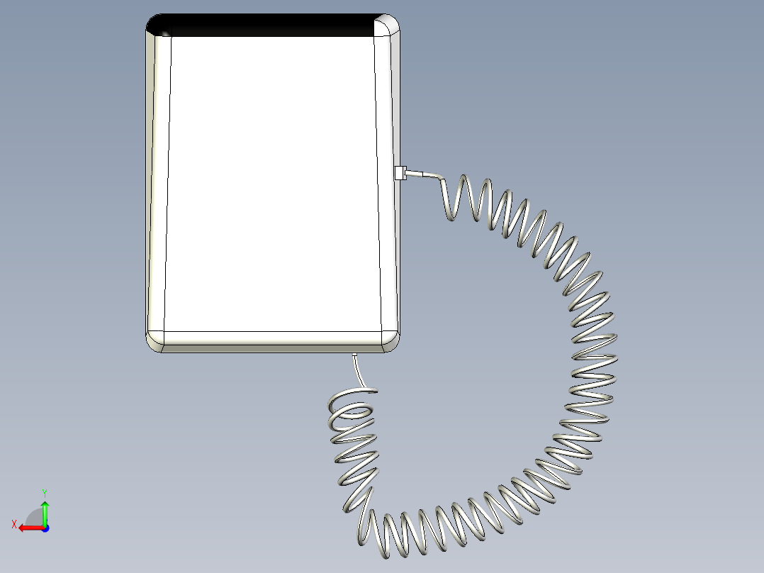 家庭电话后视图