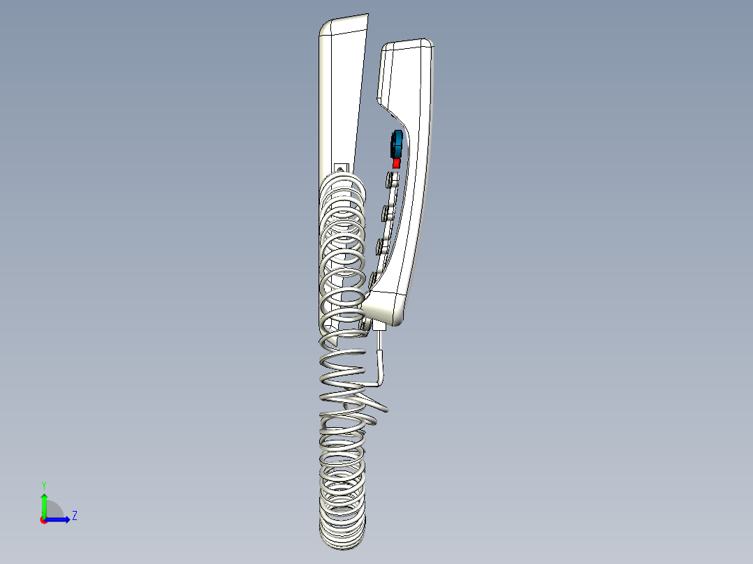 家庭电话左视图