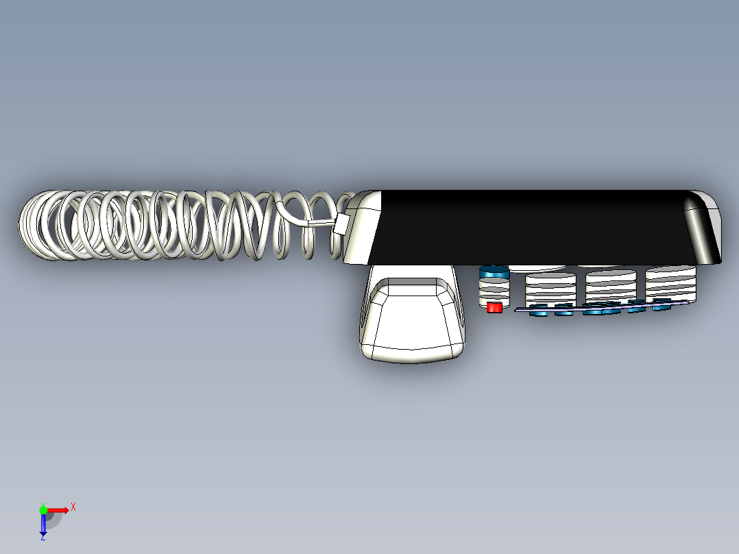家庭电话俯视图
