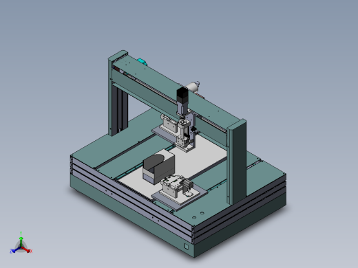 点胶机 3D模型正等轴测缩略图