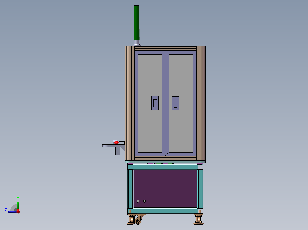 全自动苹果6贴膜机、非标自动化设备右视图
