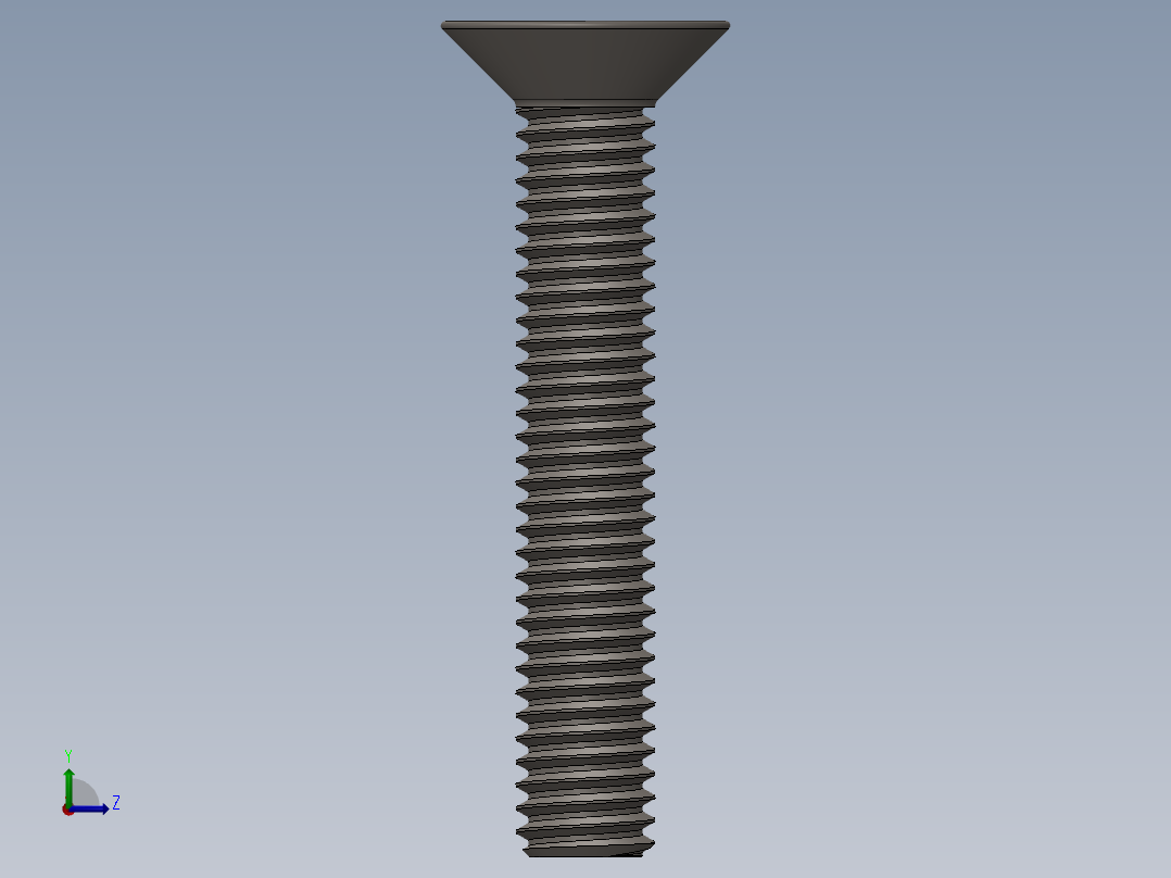Screw_ISO_10642_M3x18_A2.SLDPRT左视图