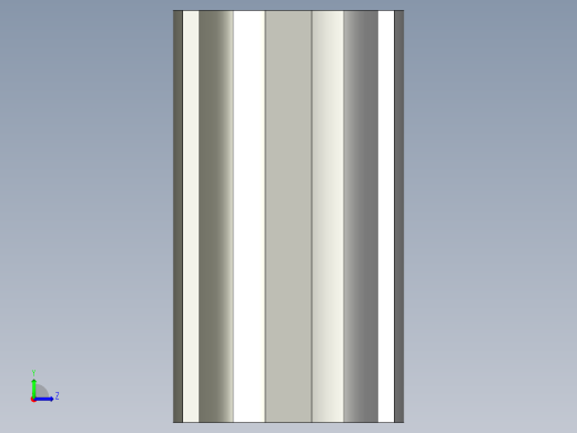 对称凹槽线棒左视缩略图