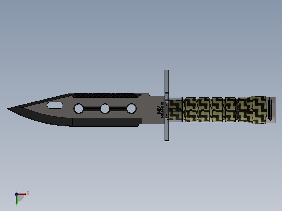 刺刀、刀(15)前视图