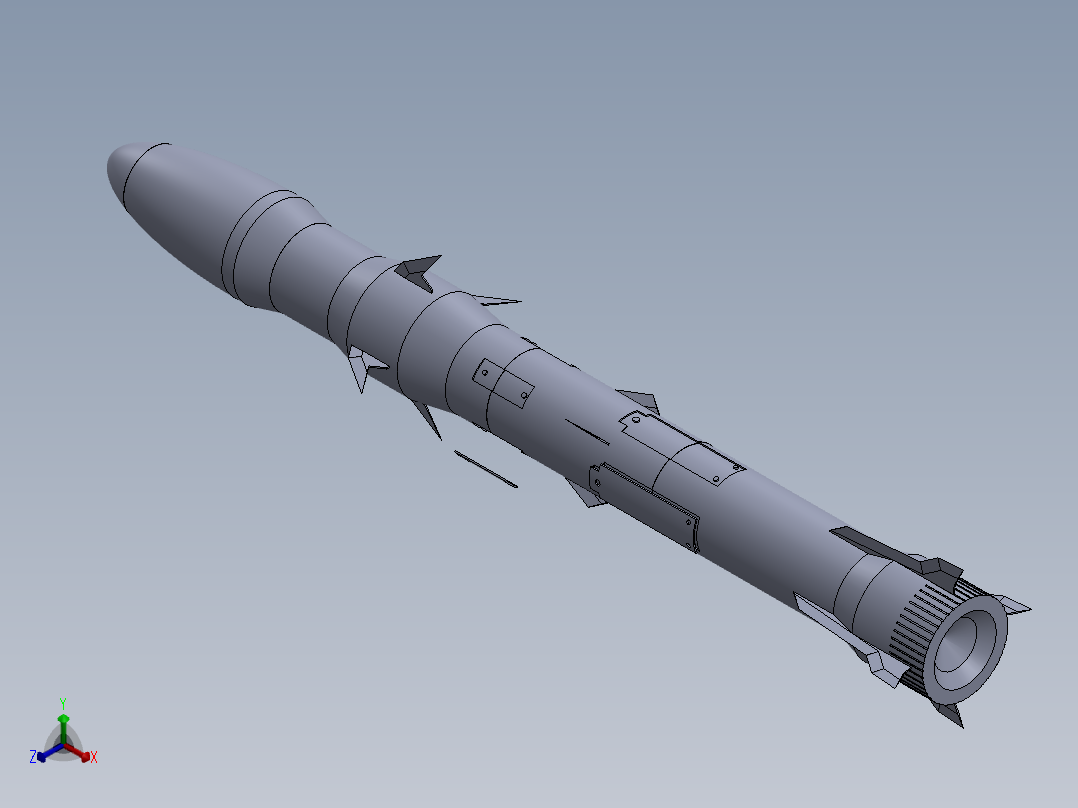 火箭(59)正等轴测图
