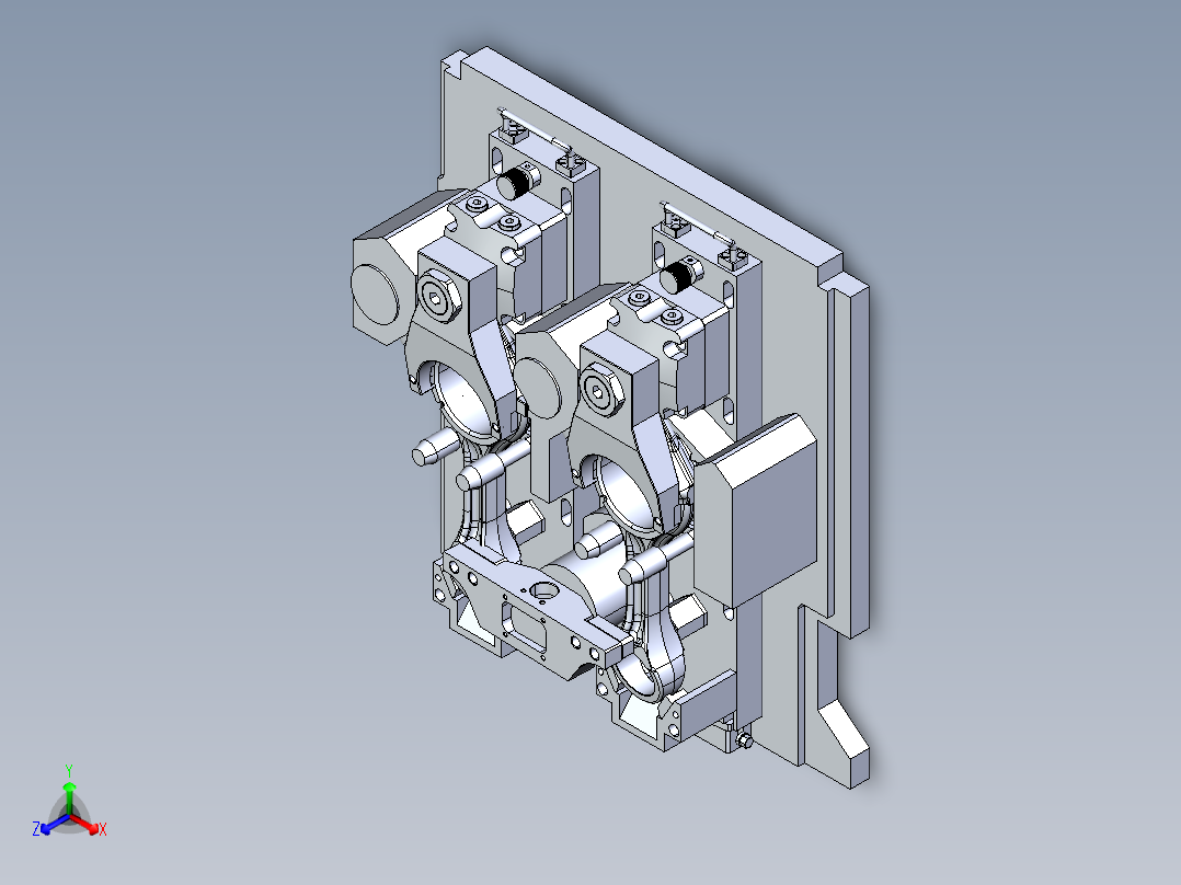 汽车连杆加工粗镗大小孔