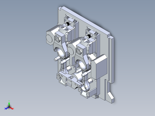 汽车连杆加工粗镗大小孔