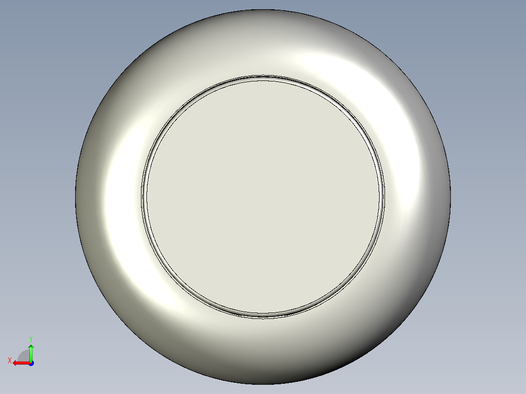 自动卷发棒后视图