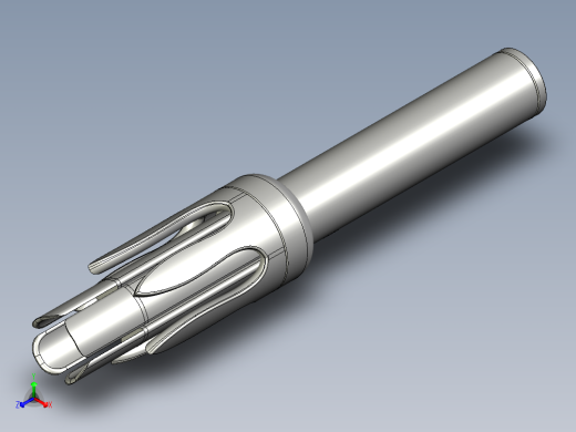 自动卷发棒正等轴测缩略图