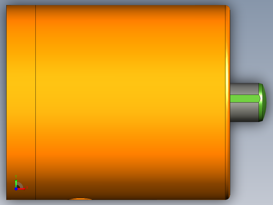 刀具长度传感器前视图