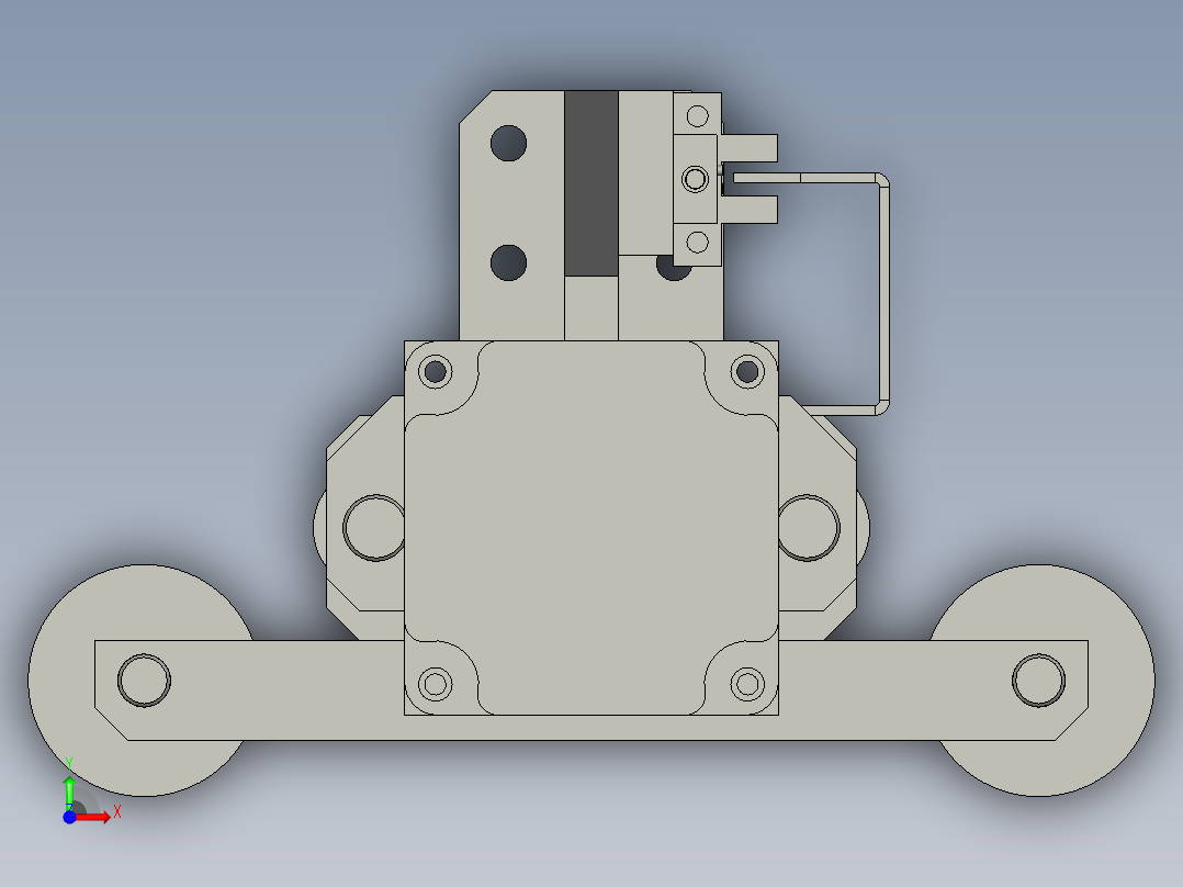 0-顶升机构机架组装前视图