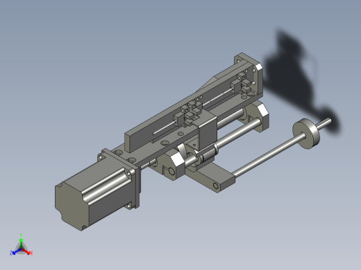 0-顶升机构机架组装正等轴测缩略图