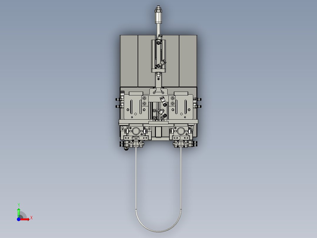 2018SOLIDWORKS0800Z剪编织机构前视图