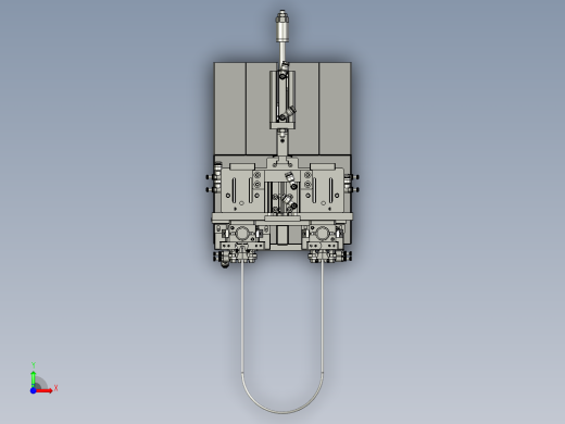 2018SOLIDWORKS0800Z剪编织机构前视缩略图