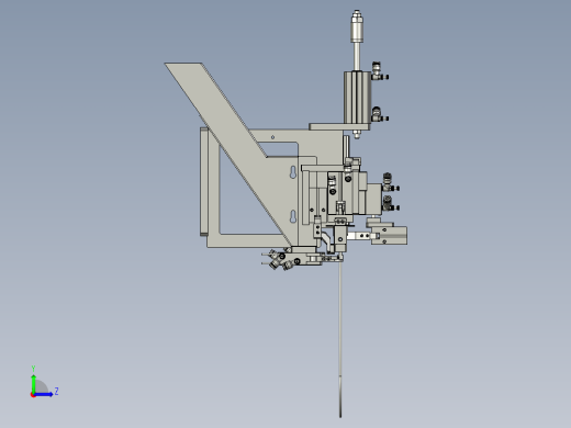 2018SOLIDWORKS0800Z剪编织机构左视缩略图