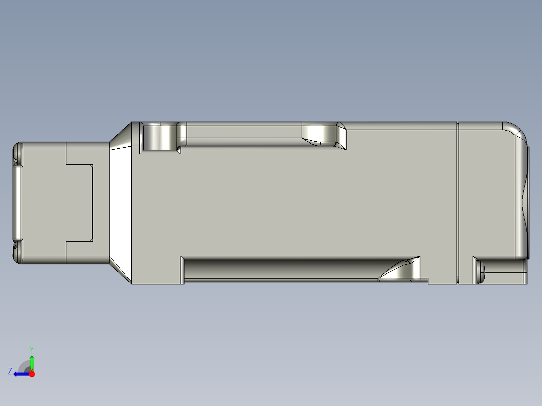 电磁锁HS5L-VB7Y4M-G和泉-BF右视图
